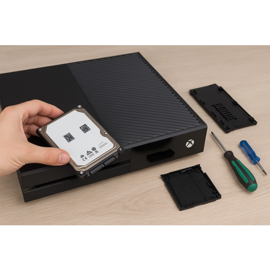 Wymiana uszkodzonego dysku HDD na SSD 1TB Konsola XBOX One S, XBOX One X
